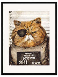 Gerahmter Kunstdruck Exotic Rebel