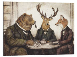 Magnettafel Teatime der Wildtiere