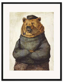 Gerahmter Kunstdruck Sailorbear I