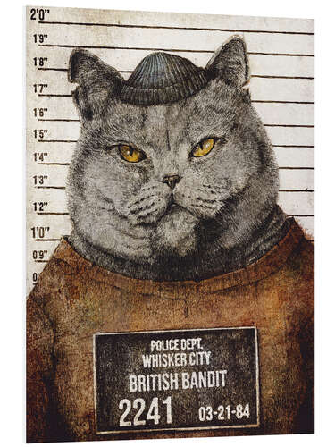 Tableau en PVC British Bandit