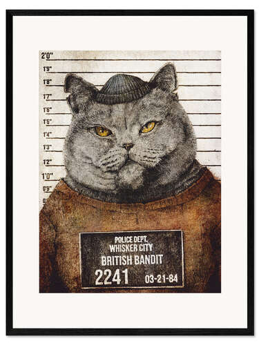 Gerahmter Kunstdruck British Bandit
