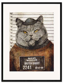 Innrammet kunsttrykk British Bandit