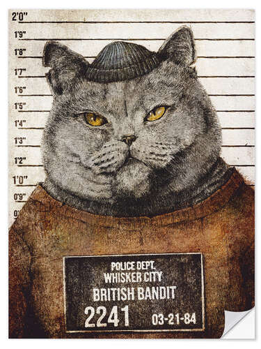 Självhäftande poster British Bandit