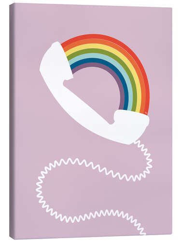 Canvas-taulu Rainbow Phone