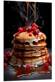 Magnettafel Pfannkuchen mit Kirschen