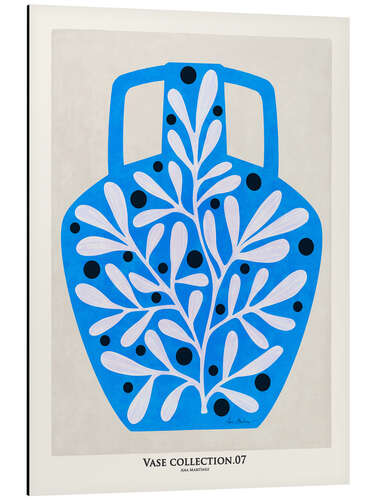 Tableau en aluminium Blue Vase Collection