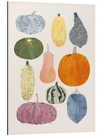 Magnettafel Kürbiskomposition