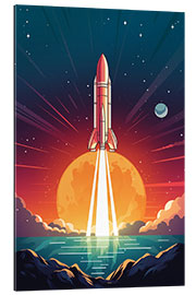 Gallery print Space Rocket