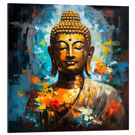 Gallery print Buddha Neon