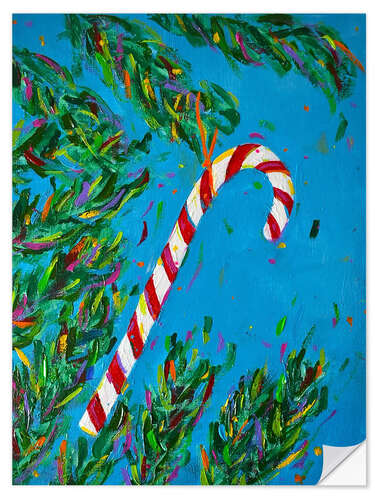 Autocolante decorativo Candy Cane