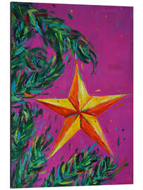 Magnettafel Weihnachtsstern