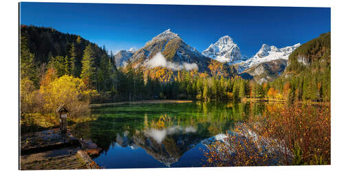 Quadro em plexi-alumínio Schiederweiher Hinterstoder, Austria