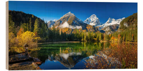 Stampa su legno Schiederweiher Hinterstoder, Austria