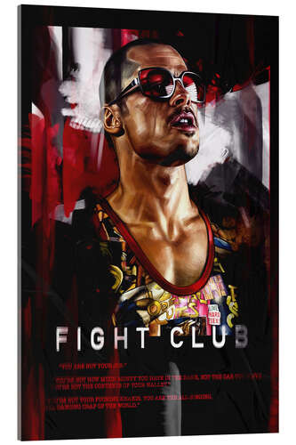 Acrylglasbild Fight Club, Tyler Durden