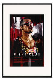 Gerahmter Kunstdruck Fight Club, Tyler Durden