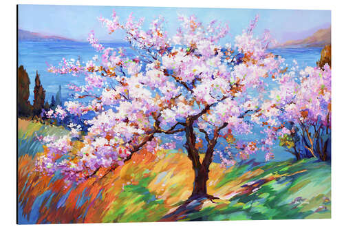 Tableau en aluminium Cherry Blossom Glory