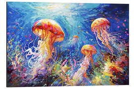 Magnettafel Quallen-Serenade