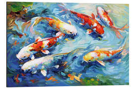 Magnettafel Koi Peaceful Glide