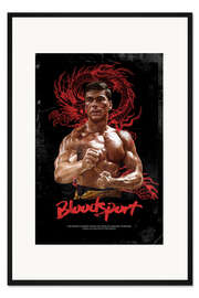 Gerahmter Kunstdruck Bloodsport