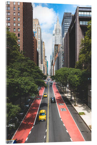 Acrylic print New York City - 42nd Street in Manhattan