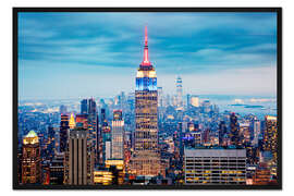 Gerahmter Kunstdruck Empire State Building
