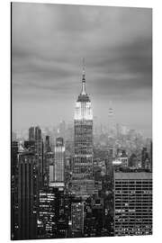 Magnettafel Empire State Building im Dunst