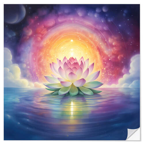 Sticker mural Lotus Flower of New Beginnings