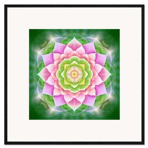 Impresión de arte enmarcada Pure Heart Consciousness