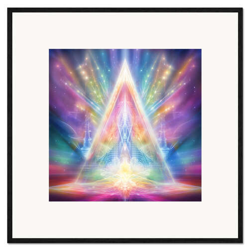Impression artistique encadrée Light Portal of New Beginnings
