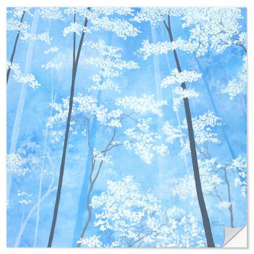 Vinilo para la pared Bright Sky Love