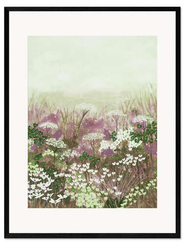 Impresión de arte enmarcada Cottage Garden Love