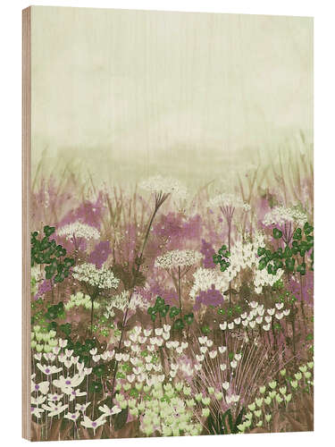 Tableau en bois Cottage Garden Love