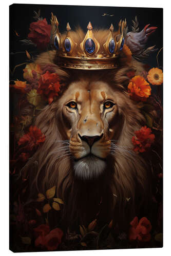 Canvas print King of the Svannah