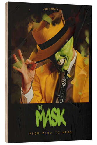 Hout print The Mask - From Zero To Hero