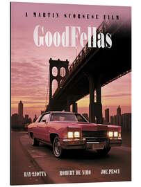 Aluminium print  GoodFellas - A Martin Scorsese Film - 2ToastDesign