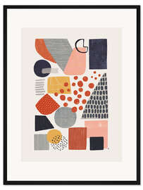 Gerahmter Kunstdruck Ruby