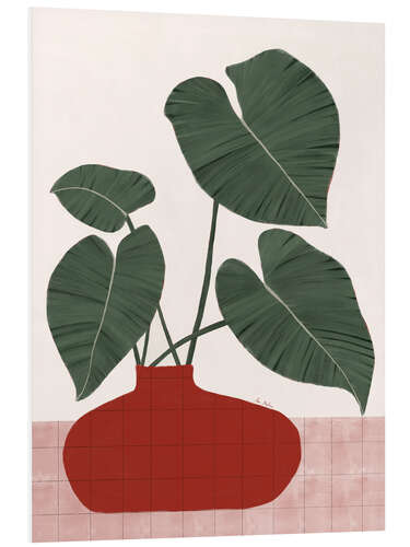 Foam board print Philodendron Gloriosum