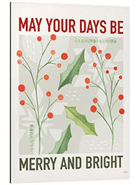 Cuadro de aluminio May Your Days Be Merry and Bright