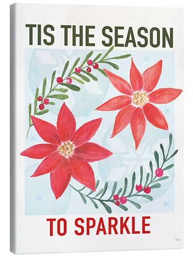 Canvas print Tis the Season to Sparkle