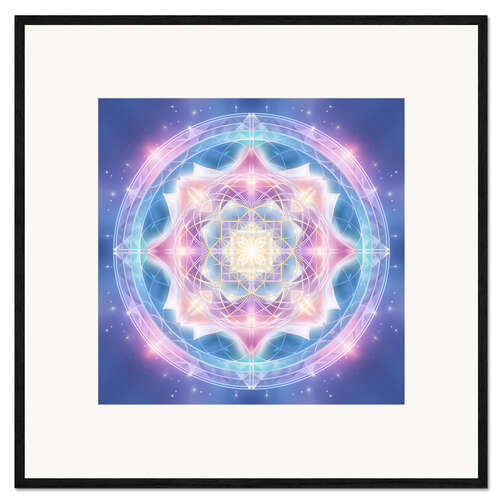 Framed art print Mandala - Peace and Harmony