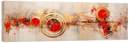 Wood print Fateful Encounters