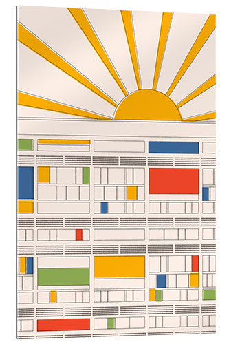 Gallery print Sunny Bauhaus Facade