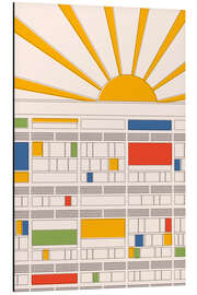 Magnettafel Sunny Bauhaus Facade