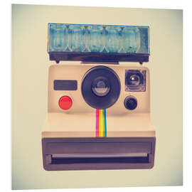 Foam board print Cute Seventies Instant Camera