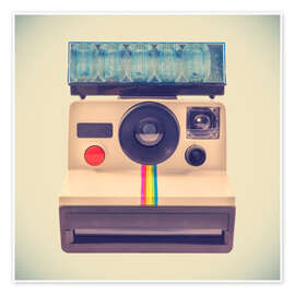 Poster Cute Seventies Instant Camera - Martin Bergsma