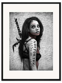 Gerahmter Kunstdruck Not For You