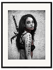 Framed art print Not For You