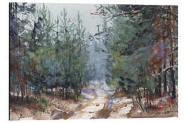 Tableau en aluminium Forest Landscape in Nature