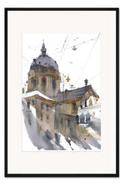 Gerahmter Kunstdruck Die Pracht vergangener Zeiten