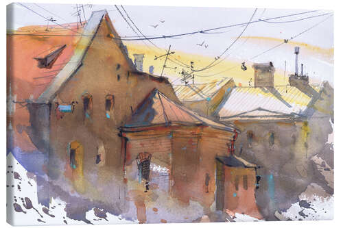 Canvas print Picturesque Old Town